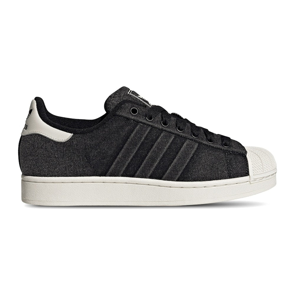 adidas Superstar 2 Black Denim – pantofi, alb