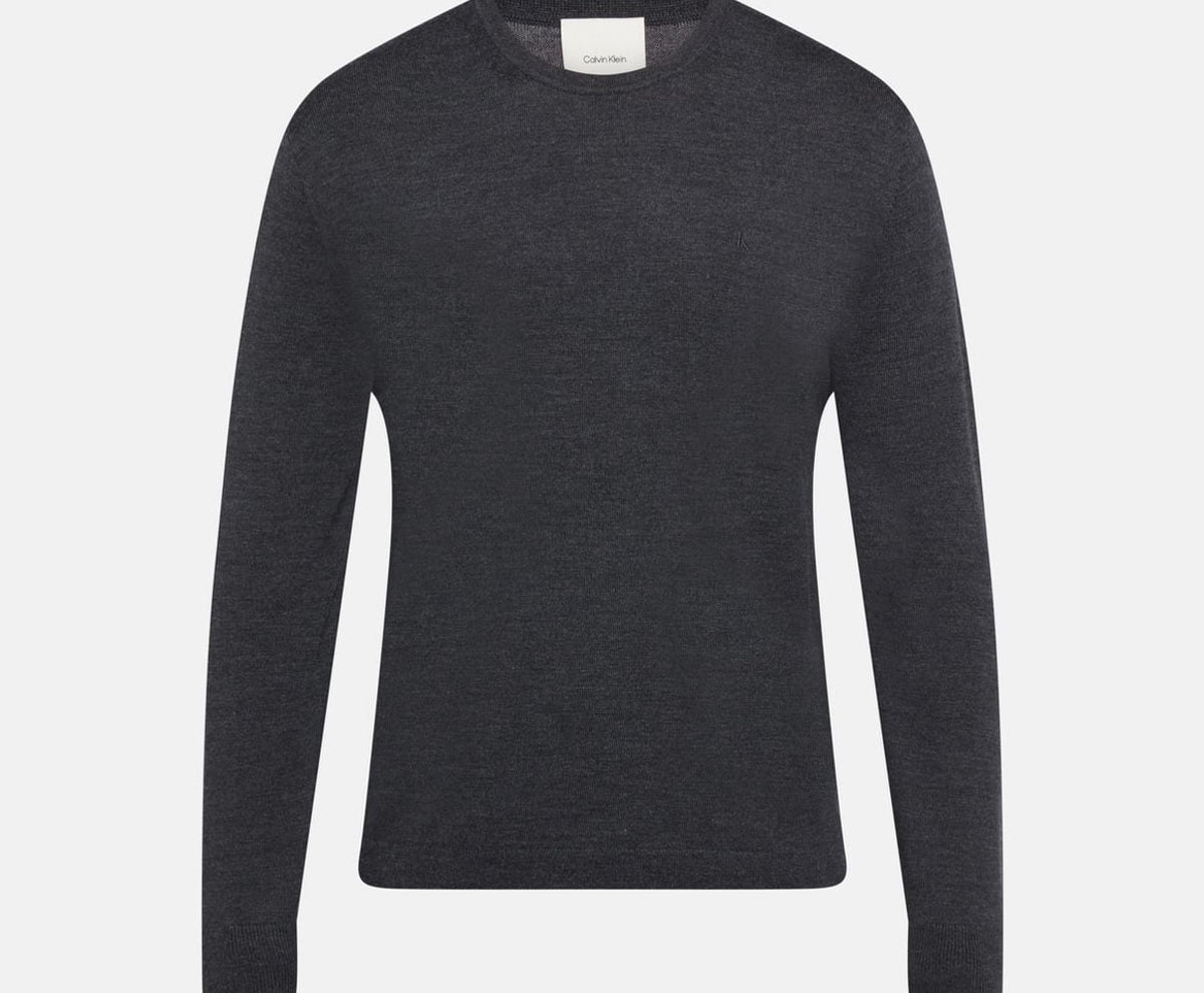 Calvin Klein Wool pullover Grey – одяг, сірий