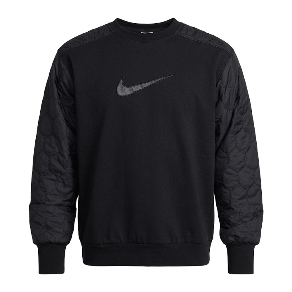 Nike Standard Issue Men's Basketball Crew-Neck Sweatshirt Black – Hoodie