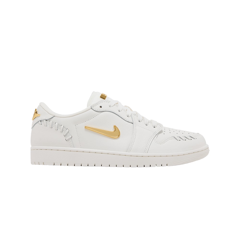 Air Jordan 1 Low Method of Make Sail Metallic Gold – chaussures, blanc