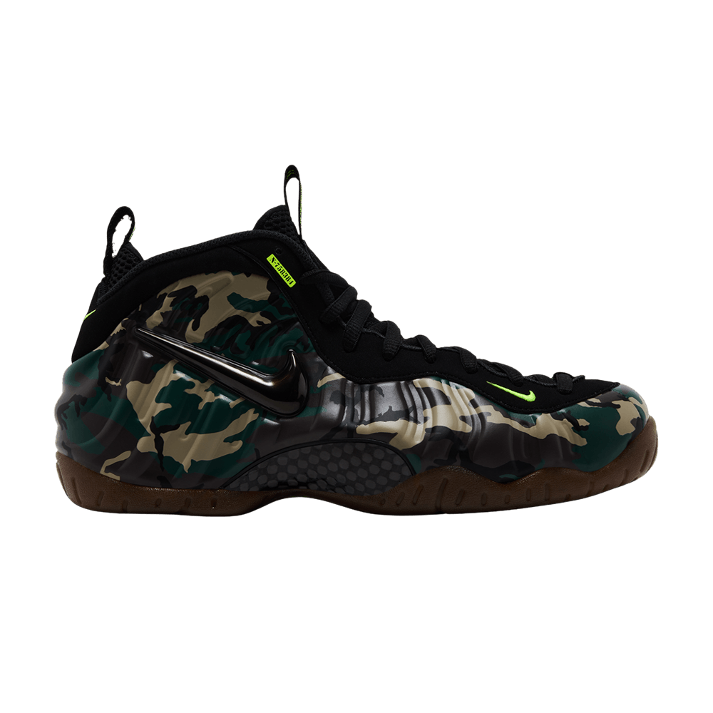 Nike Air Foamposite Pro Green Camo 2026 – tenisky, černá