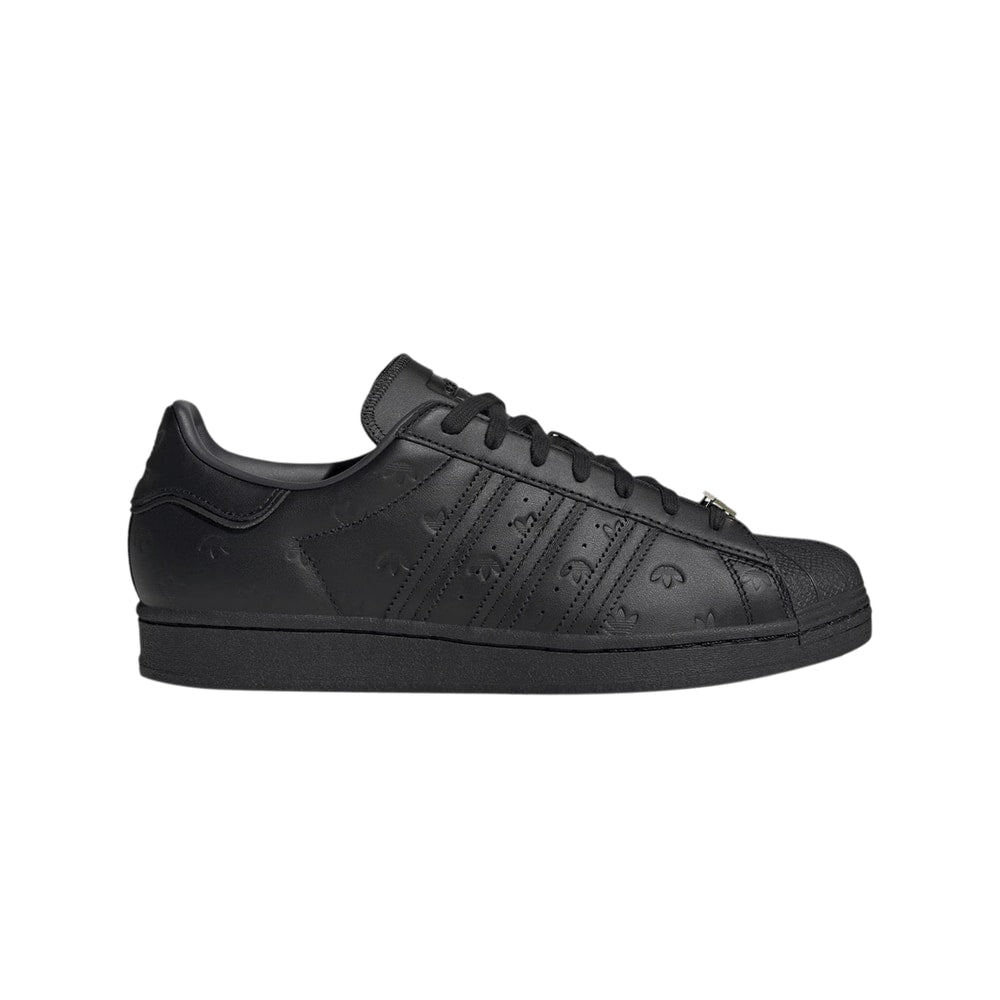 adidas Superstar Allover Debossed Trefoils - Black – pantofi, negru