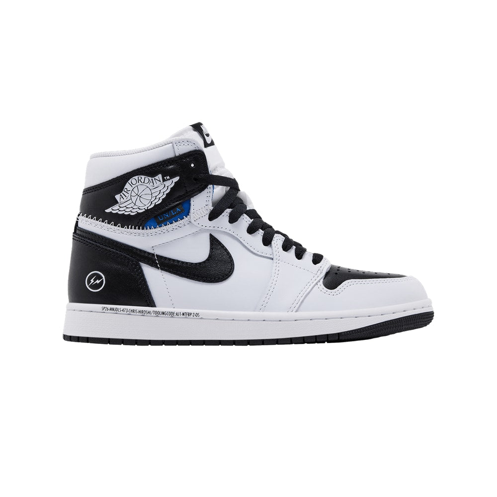 Fragment Design x Union LA x Air Jordan 1 Retro High OG SP White Black – boty, bílá
