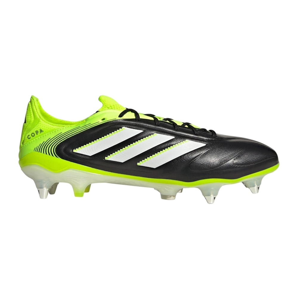 adidas Copa Pure 3 Elite SG Core Black Cloud White Lucid Lemon – cipele, zelena
