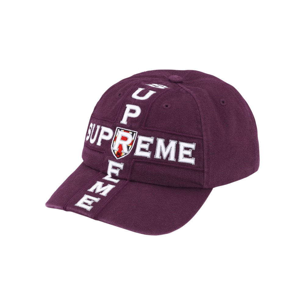 Supreme Cross 6-Panel Plum – mössa