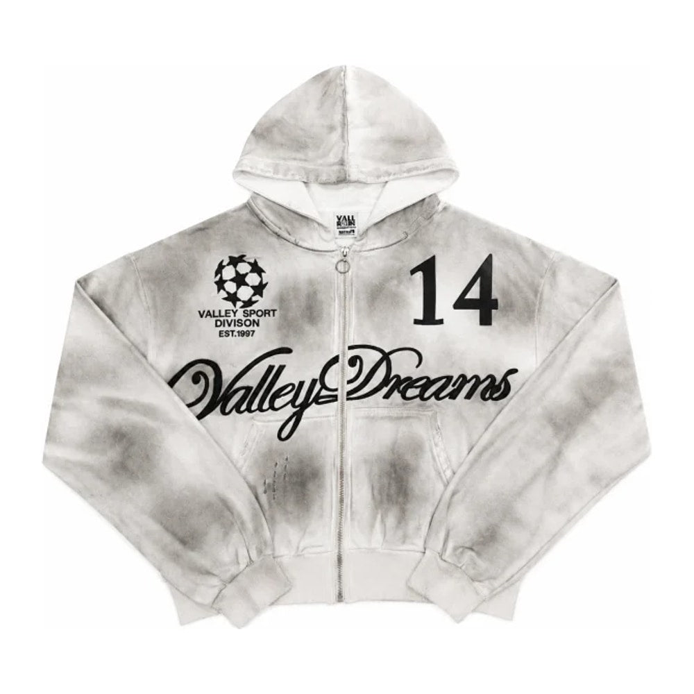 Vale Forever Valley Dreams 14 Zip Up Hoodie Grey – huppari