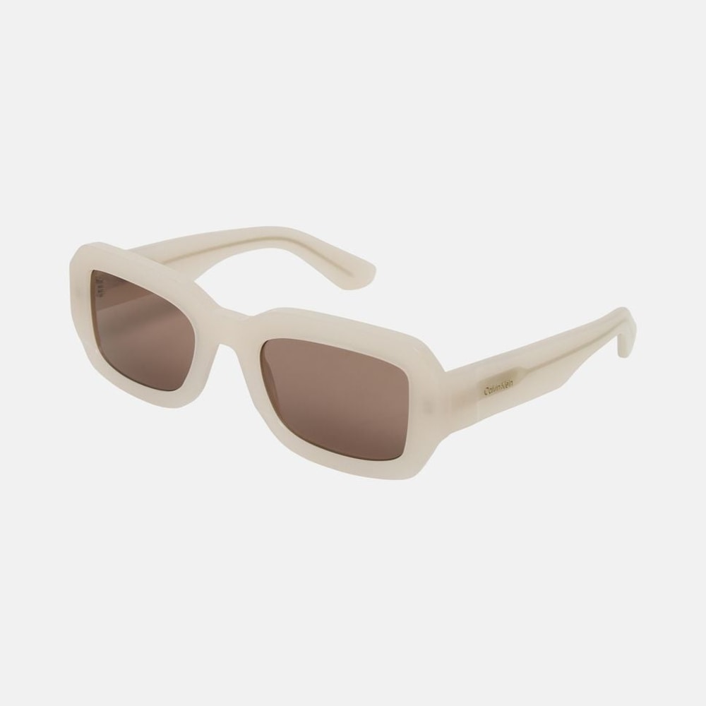 Calvin Klein Sunglasses White – okulary, biały