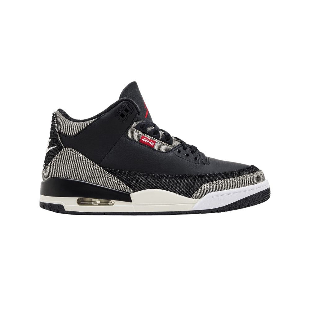 Levis x Air Jordan 3 Retro SP Black Denim – boty, černá