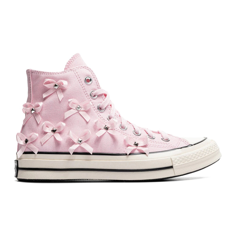 Converse Chuck 70 Hi Bow Studded Pink Frosting (Women's) – boty, růžová