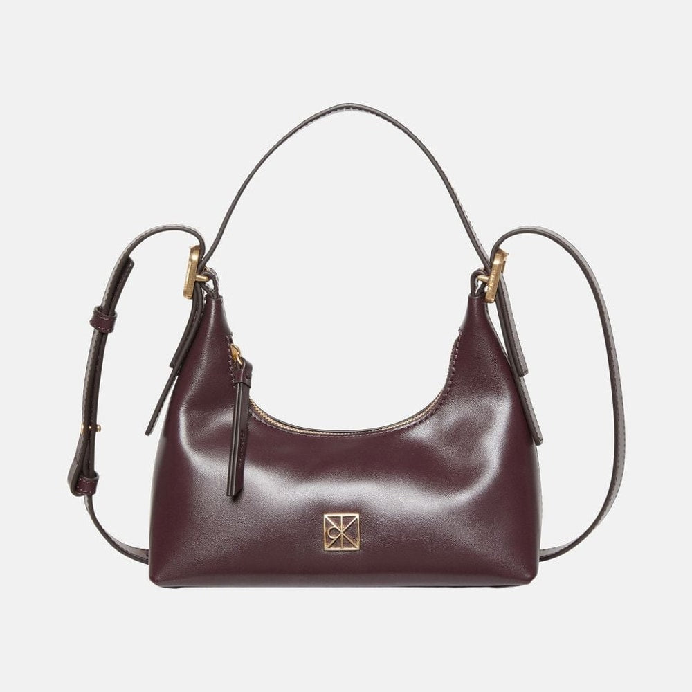 Calvin Klein Leather shoulder bag Red – väska, röd