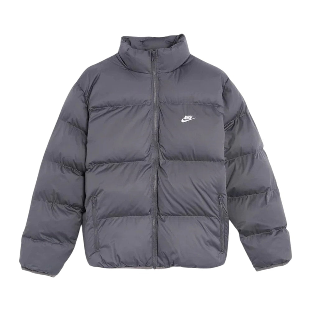 Nike Sportswear Club Puffer Jacket Iron Grey/White – jakna, siva