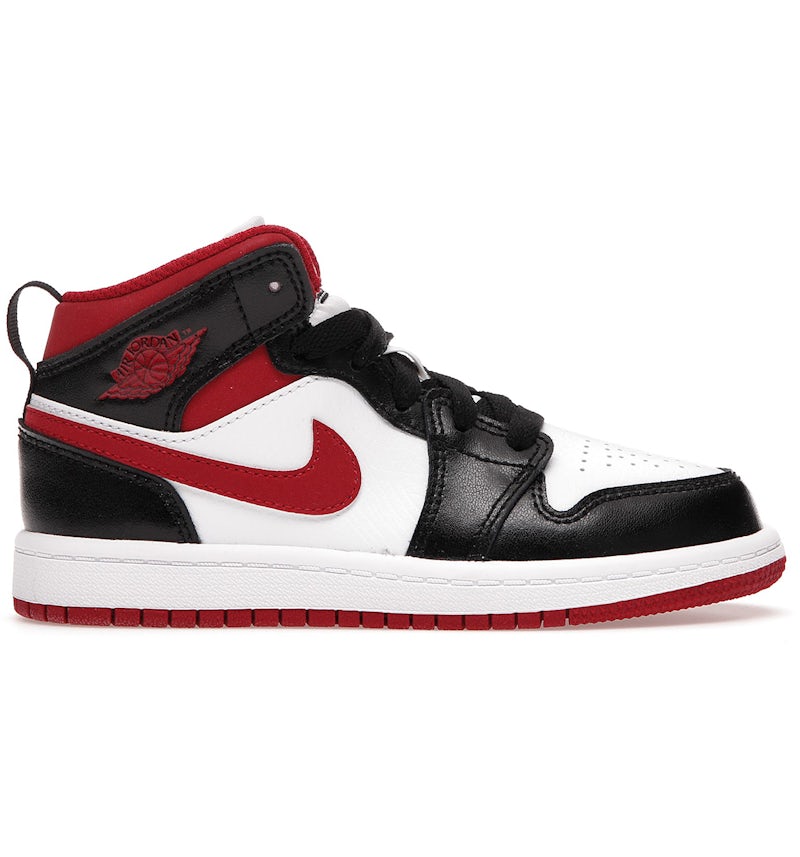 Air Jordan Jordan 1 Mid Gym Red Black White (PS) – boty