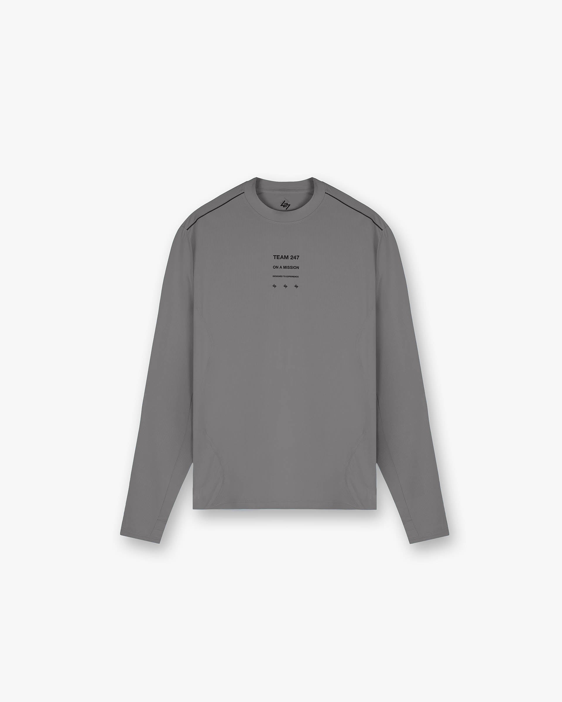 Represent 247 Trail Long Sleeve T-Shirt Steel