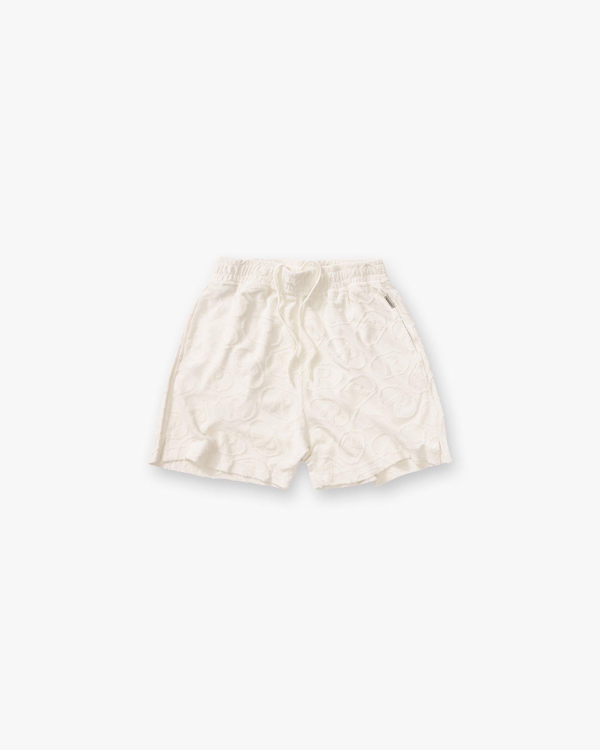 Represent All Over Print Towel Short Aged White