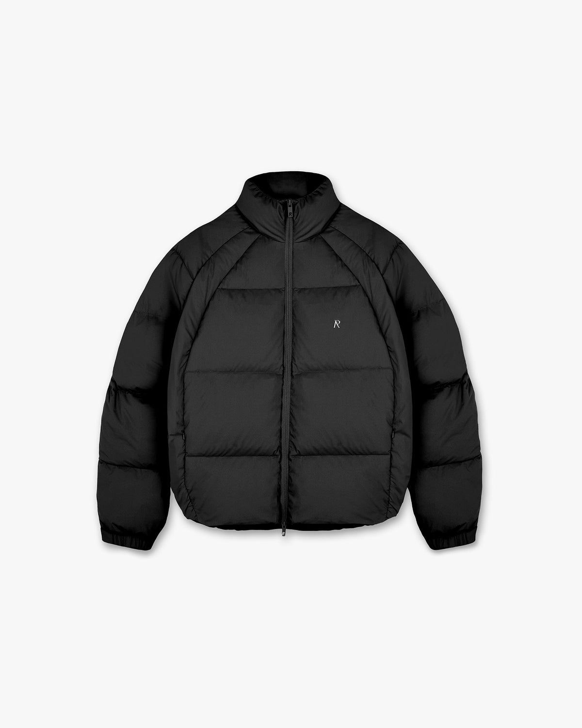 Represent Funnel Neck Puffer Black