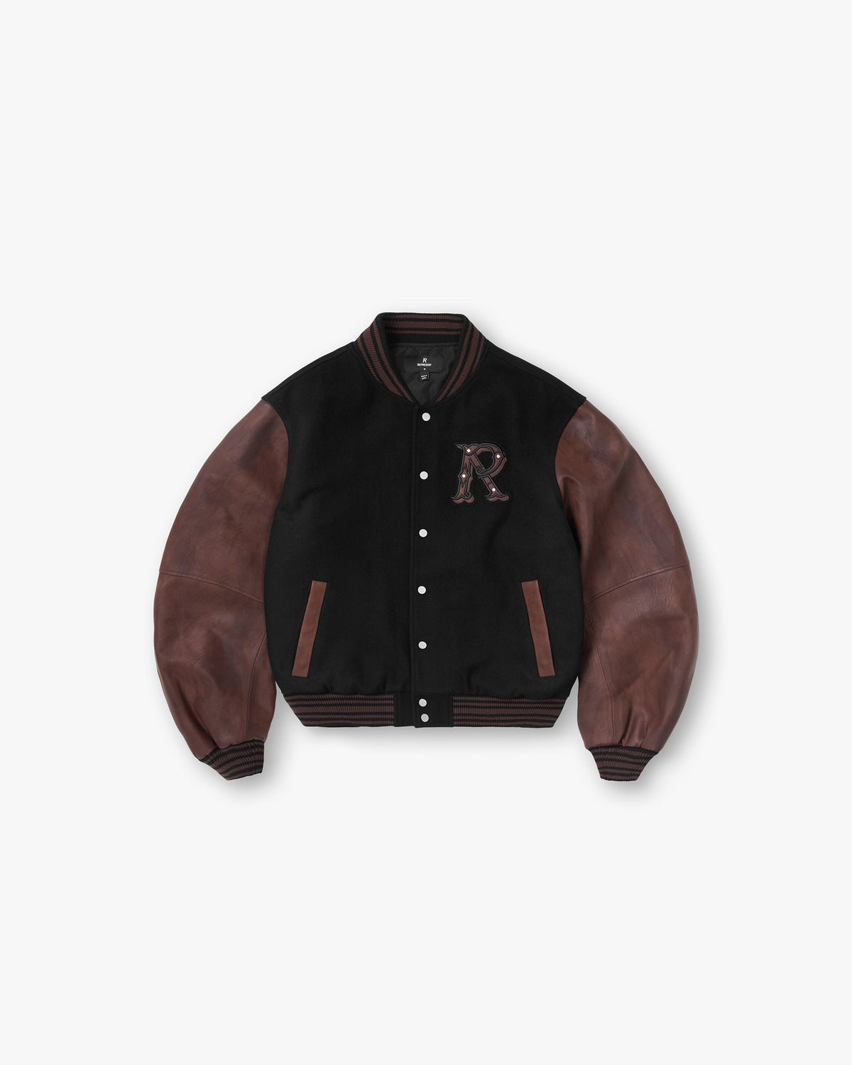 Represent Varsity Bomber Jet Black