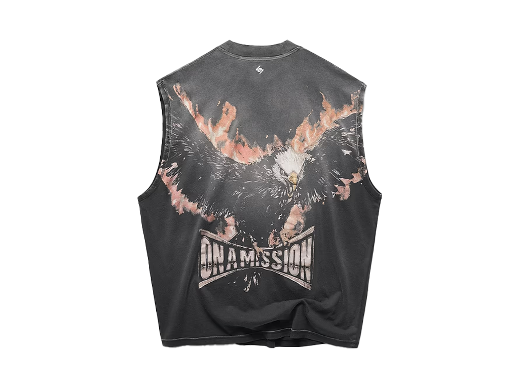 Represent 247 Ignite Oversized Tank Vintage Black