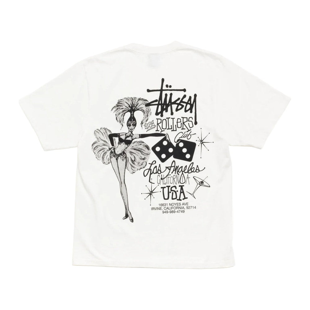 Stussy High Rollers Tee White