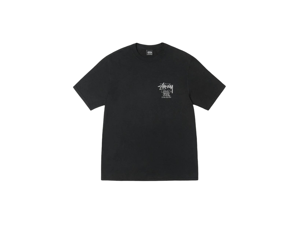 Stussy Dice Pigment Dyed Tee Black – tričko