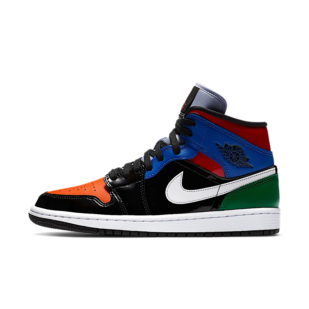 Nike Air Jordan 1 Mid SE Multi Patent-Air Jordan-pikastore.cz