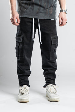 Custom Cargo Pants Black Jeans