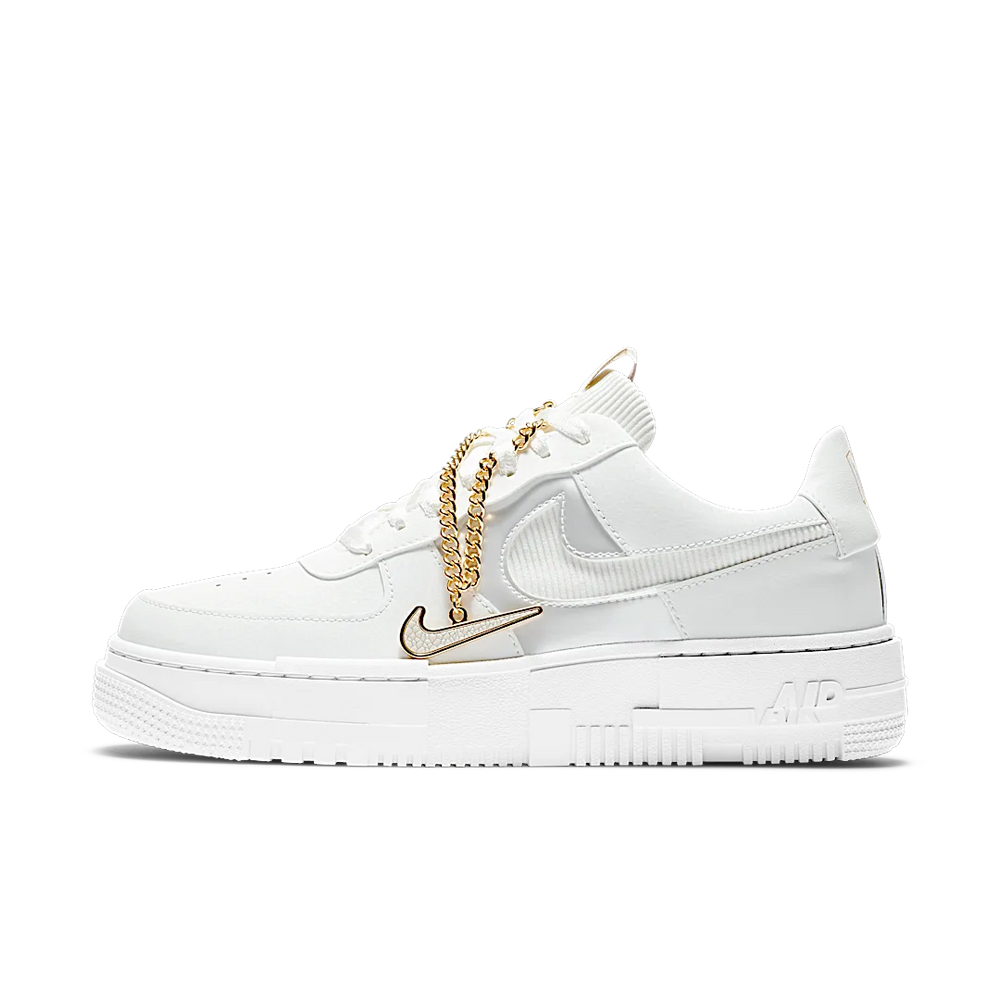 Nike Wmns Air Force 1 Pixel Grey Gold Chain-Nike-pikastore.cz