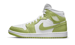 Nike Air Jordan 1 Mid Green Python (Women's)