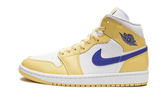 Nike Air Jordan 1 Mid Lemon Wash Lapis (Women's)