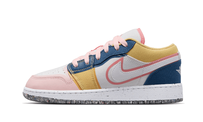 Nike Air Jordan 1 Low SE GS Multi-Color Canvas-Air Jordan-pikastore.cz