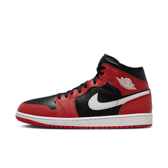 Nike Air Jordan 1 Mid GS Gym Red Black White