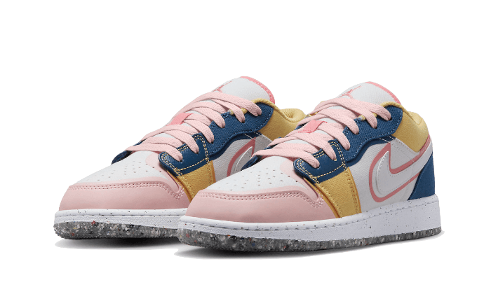 Nike Air Jordan 1 Low SE GS Multi-Color Canvas-Air Jordan-pikastore.cz