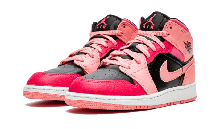 Nike Air Jordan 1 Mid GS Coral Chalk-Air Jordan-pikastore.cz