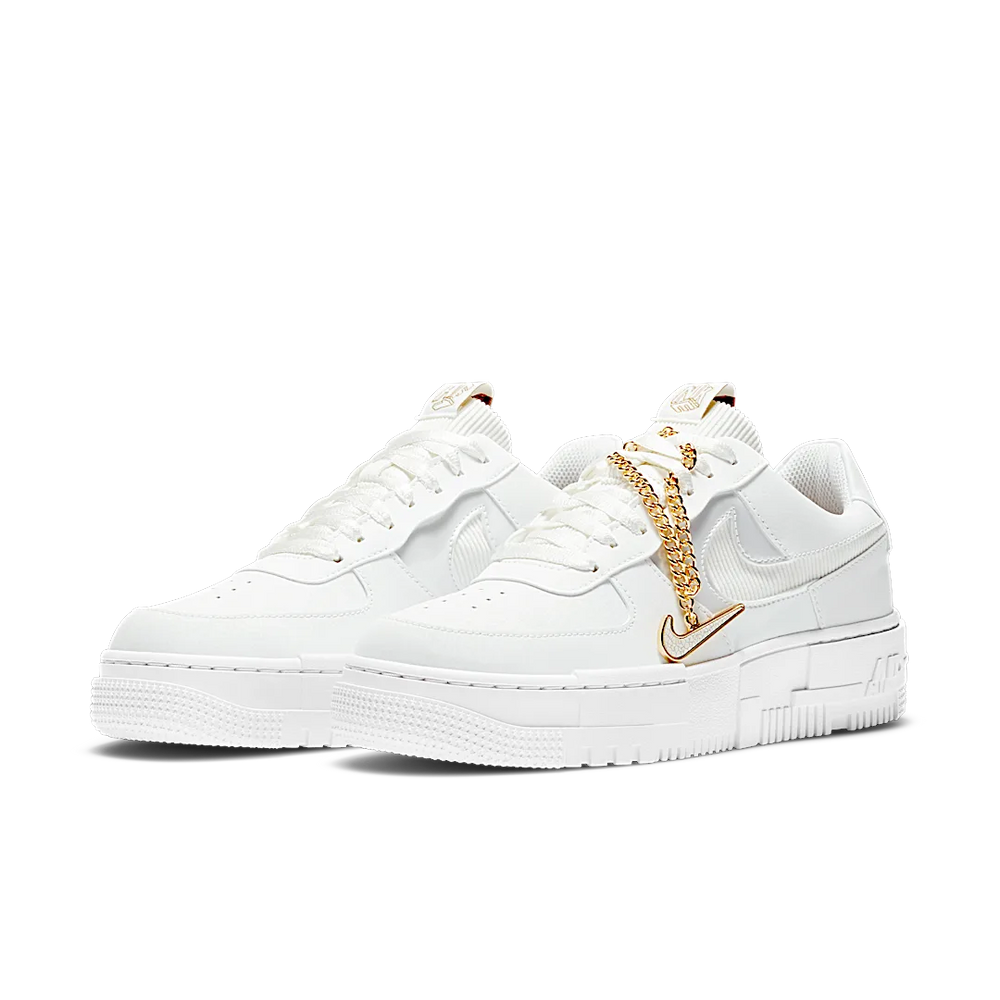 Nike Wmns Air Force 1 Pixel Grey Gold Chain-Nike-pikastore.cz
