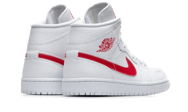 Nike Air Jordan 1 Mid White University Red-Air Jordan-pikastore.cz