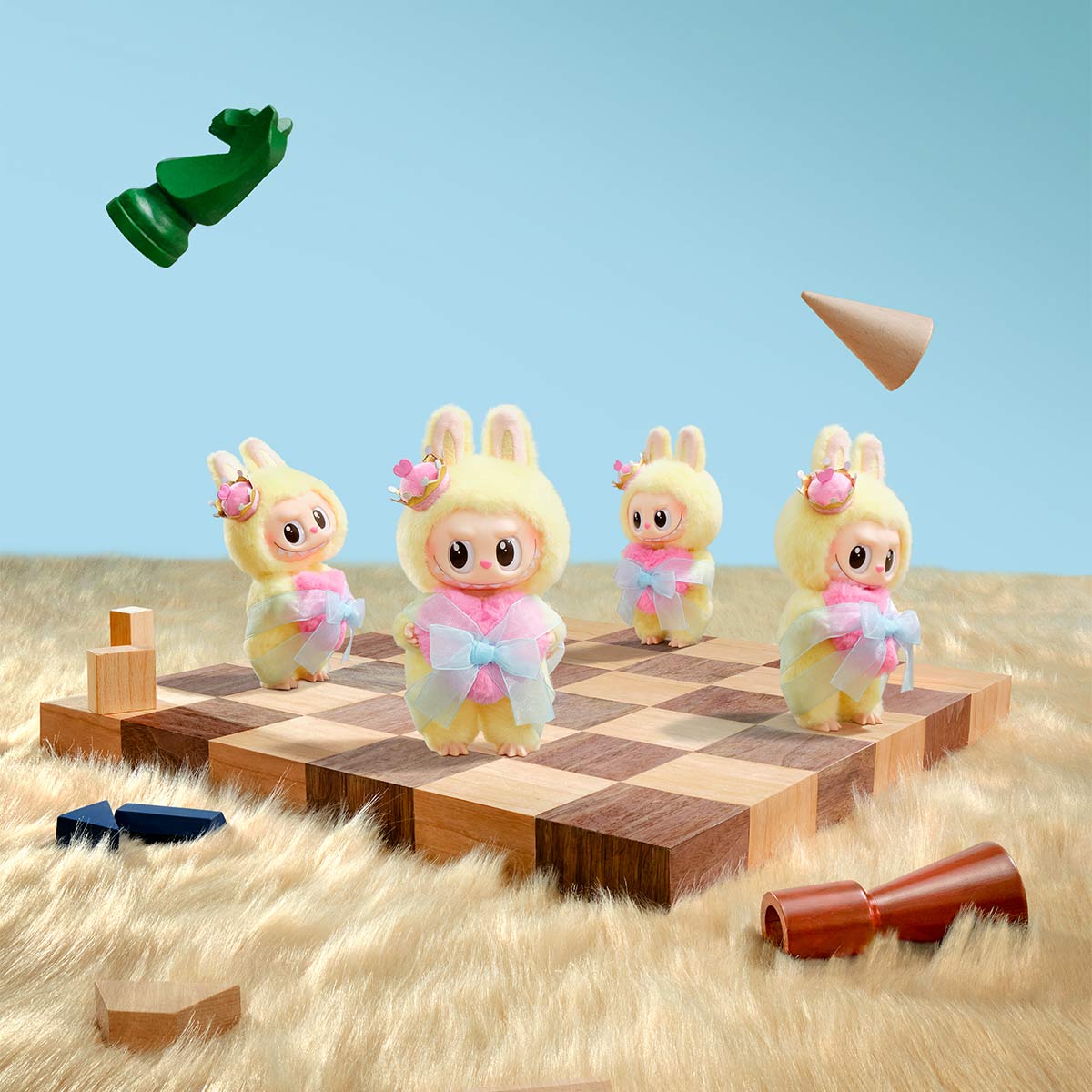 Labubu Pop Mart The Monsters Lets Checkmate Series Vinyl Plush Hanging Card-Labubu-pikastore.cz