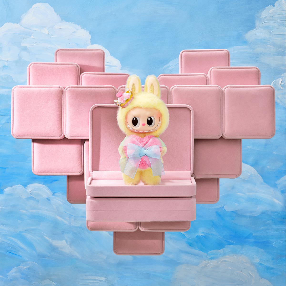 Labubu Pop Mart The Monsters Lets Checkmate Series Vinyl Plush Hanging Card-Labubu-pikastore.cz