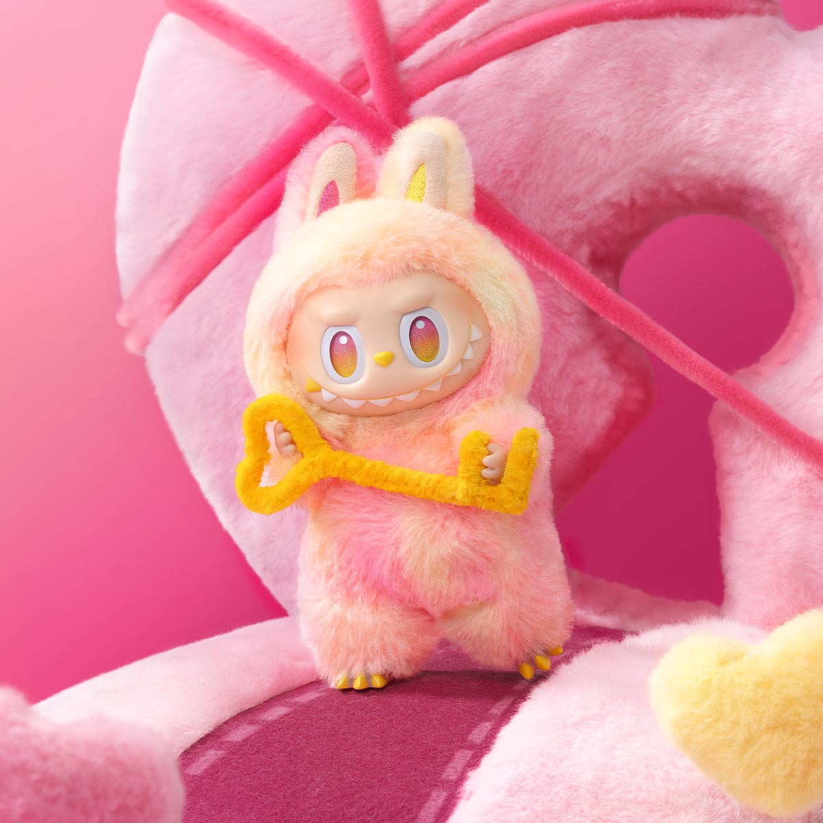 Labubu Pop Mart The Monsters Big into Energy Series Vinyl Plush Pendant Single Blind Box-Labubu-pikastore.cz