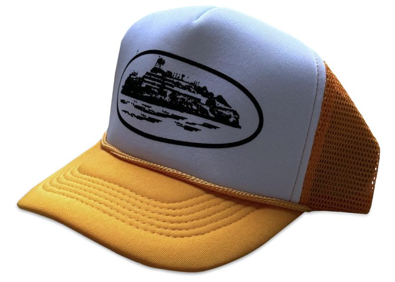 Corteiz Alcatraz Trucker Hat Yellow-Corteiz-pikastore.cz
