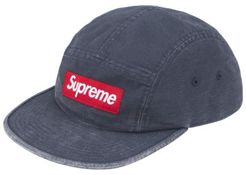 Supreme Canvas Camp Cap Dark Blue