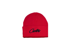 Corteiz Allstarz Folded Beanie Red