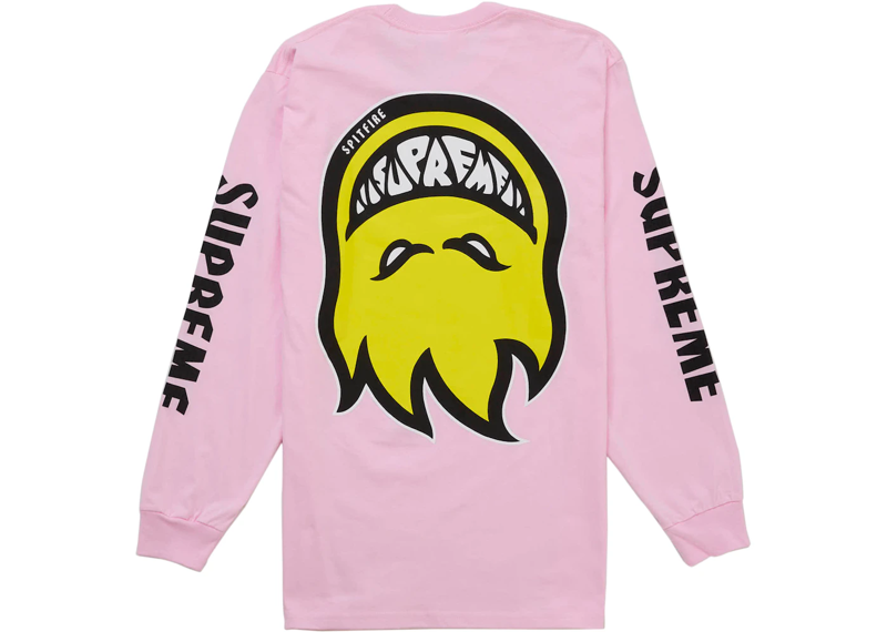 Supreme Spitfire Bighead L/S Tee Pink