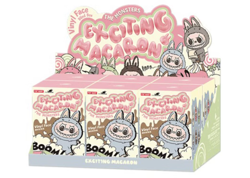 Pop Mart Labubu The Monsters Tasty Macarons Vinyl Face Sealed Case (6 Blind Boxes)-Labubu-pikastore.cz