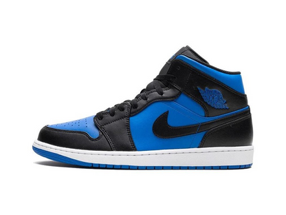 Nike Air Jordan 1 Mid GS Black Royal Blue