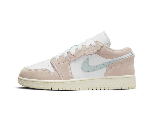 Nike Jordan 1 Low SE Scalloped Edge Guava Ice (GS)