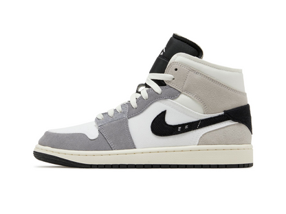 Nike Air Jordan 1 Mid SE Craft Inside Out - Cement Grey