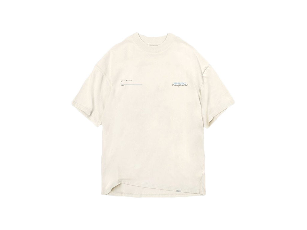Represent Patron Of The Club T-Shirt Buttercream-Represent-pikastore.cz
