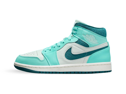 Nike Jordan 1 Mid Chenille Bleached Turquoise (Women's)