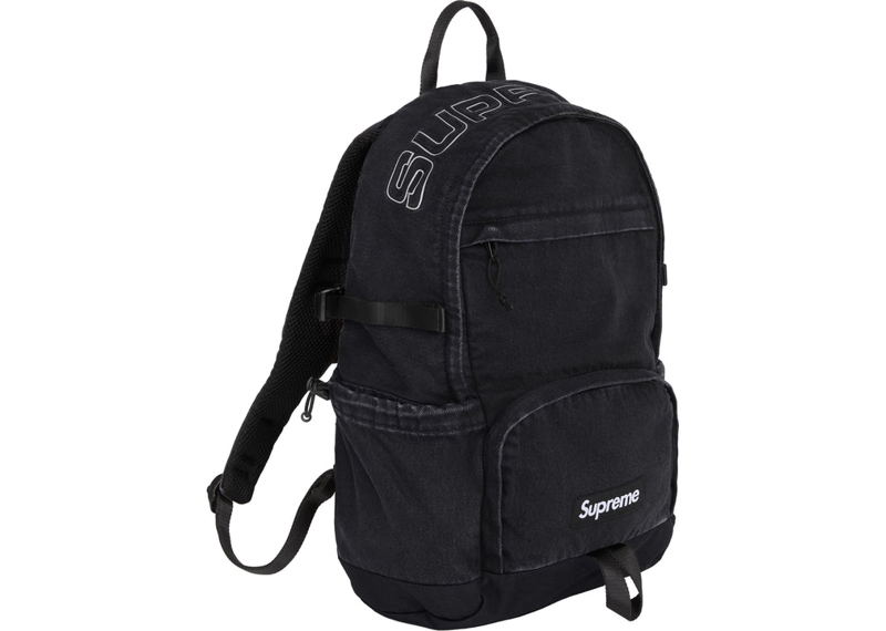 Supreme Denim Backpack Black-Supreme-pikastore.cz