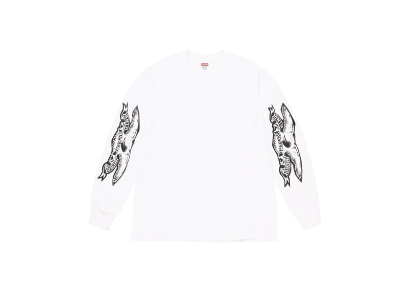 Supreme ANTIHERO Eagle L/S Tee White-Supreme-pikastore.cz