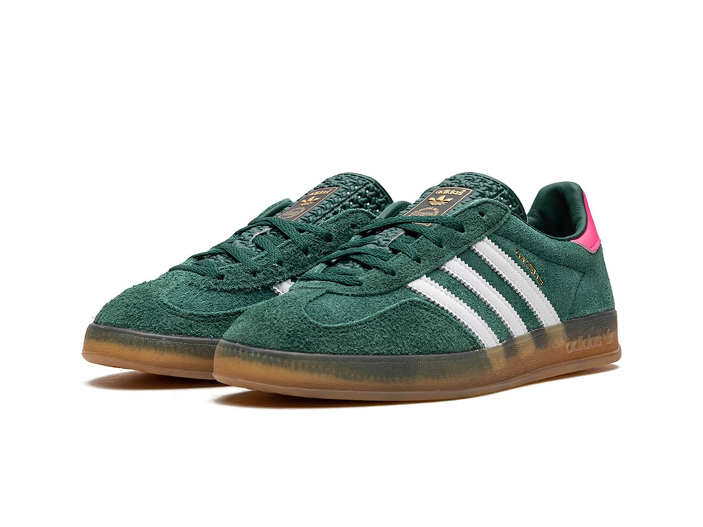 adidas Gazelle Indoor Collegiate Green Lucid Pink (ženske) 